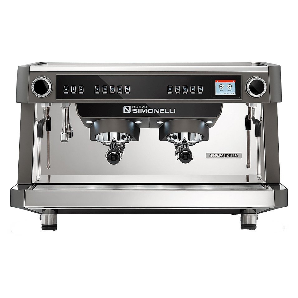 Кофемашина автоматическая Nuova Simonelli Nuova Aurelia MP 2Gr 220V Metallic grey+high groups+Autopurge+ E-milk technology