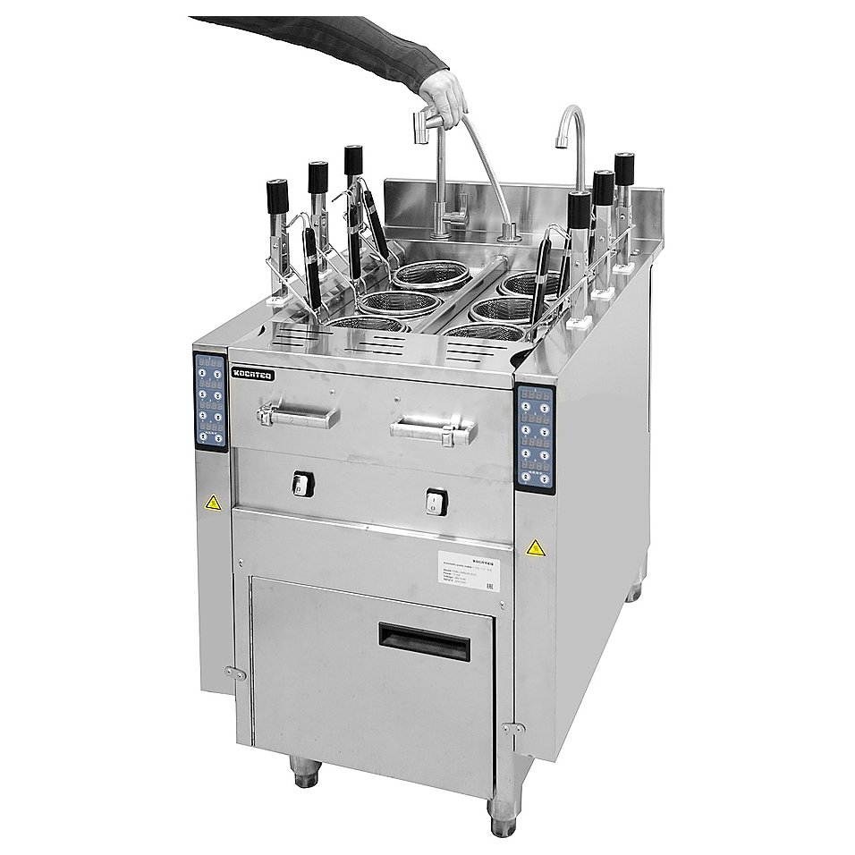 Макароноварка электрическая Kocateq ESBLL540CAS ECO 30+30 л, фото 3