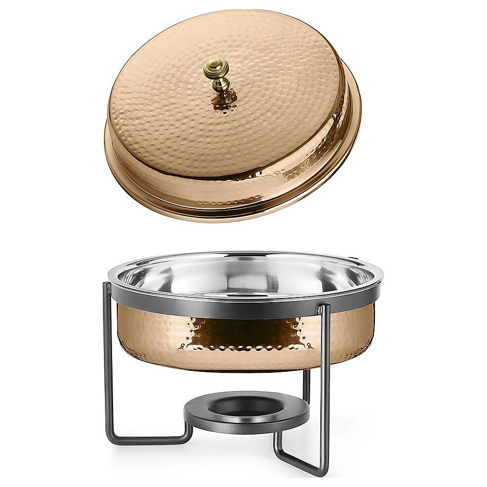 Чафинг-диш P.L. Proff Cuisine SG-84464(A) 3 л (нерж. сталь) медный на подставке, фото 2