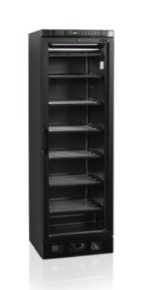 Шкаф мороз.со стеклом tefcold ufsc370g black