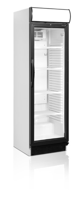 Шкаф холодильный со стеклом tefcold cev425cp 2 led
